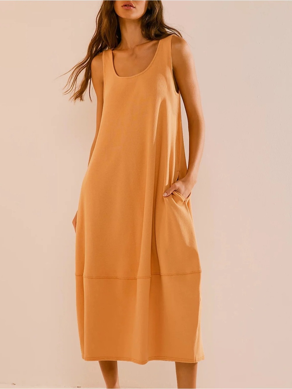 Perth Barrel Tee Midi Dress